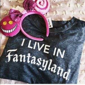 I live in Fantasyland  Disney Parks XL NWT